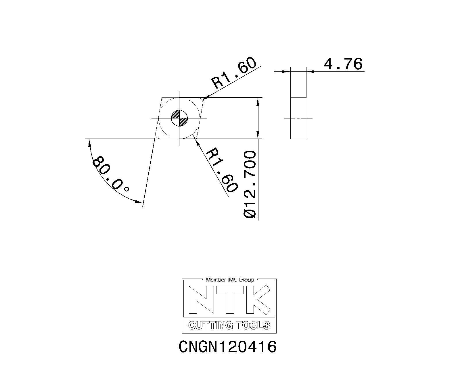 NTK Cutting Tools - Metal Working Tools - CNGN type insert : 7903272 ...