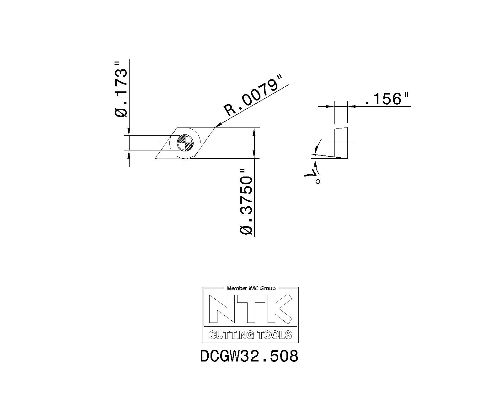 NTK Cutting Tools - Metal Working Tools - DCGW Non chipbreaker type ...